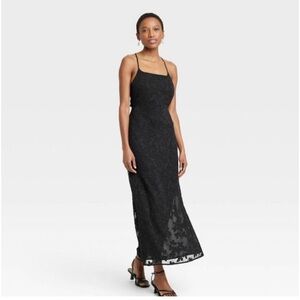 A New Day - Women's Jacquard Maxi Slip Dress